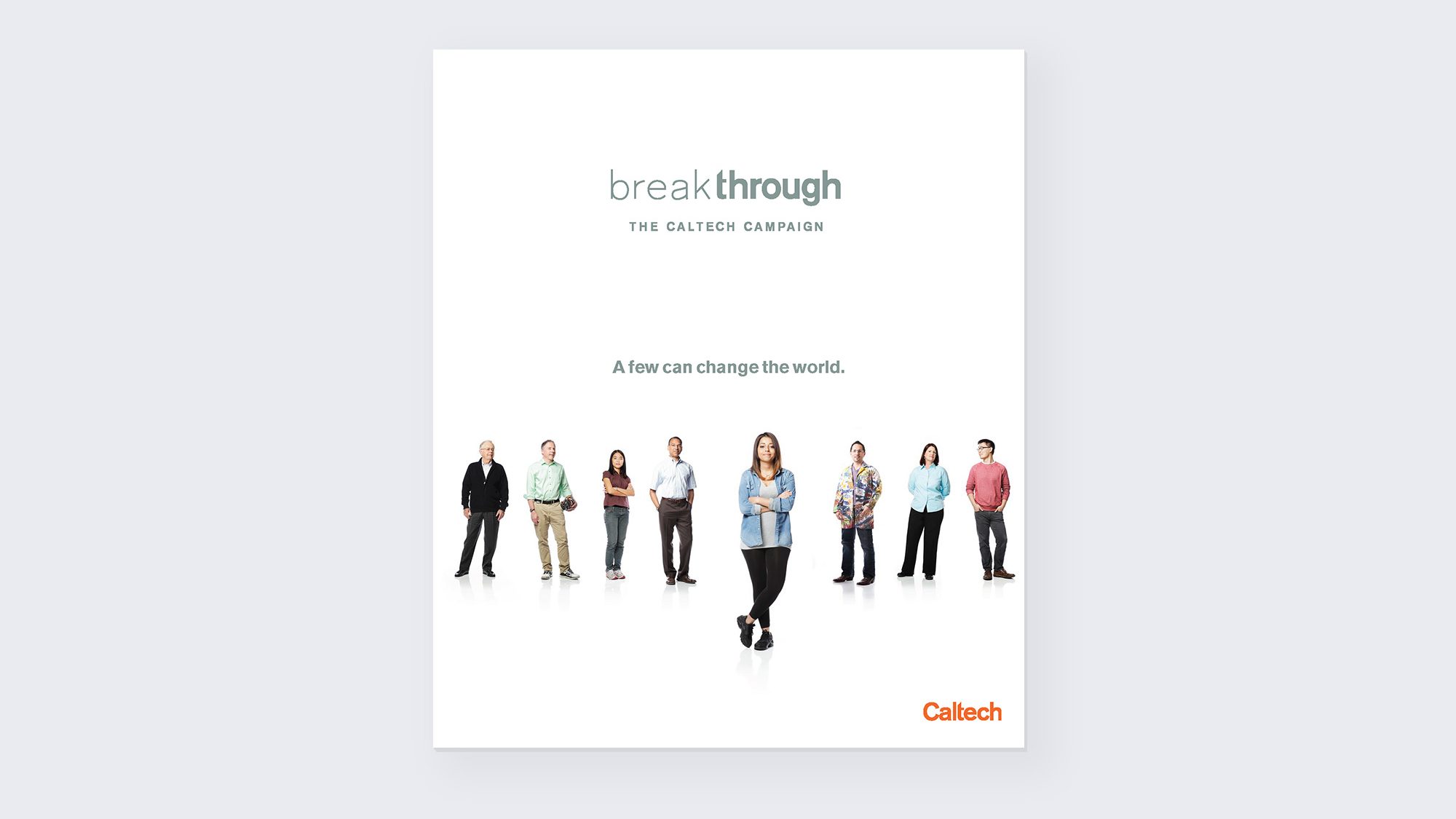 Breakthrough: The Caltech Campaign. Brochure cover.