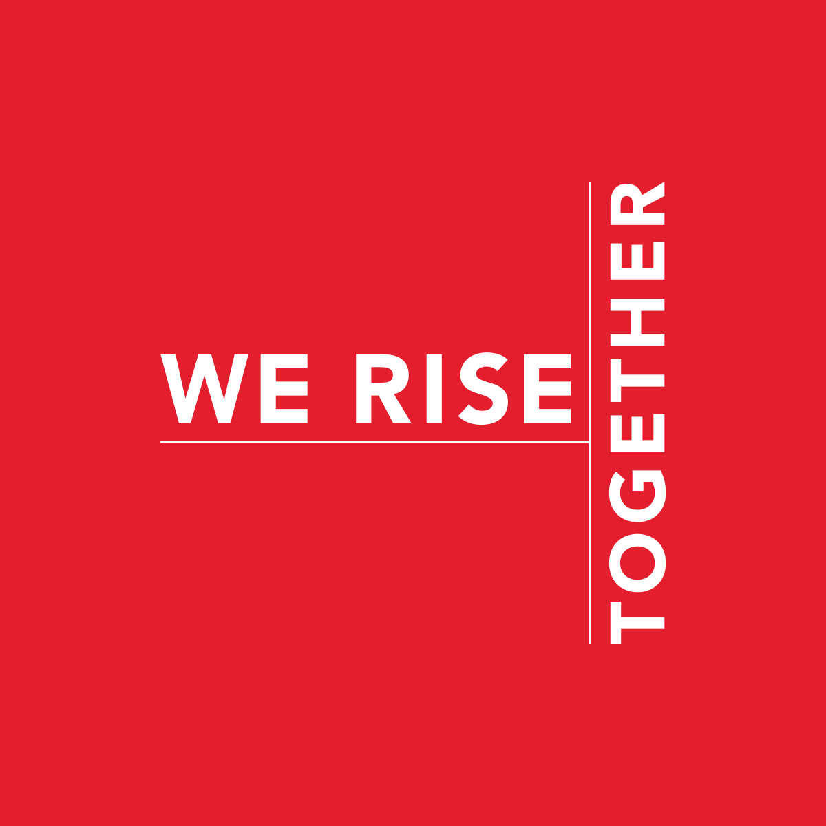 We rise together.