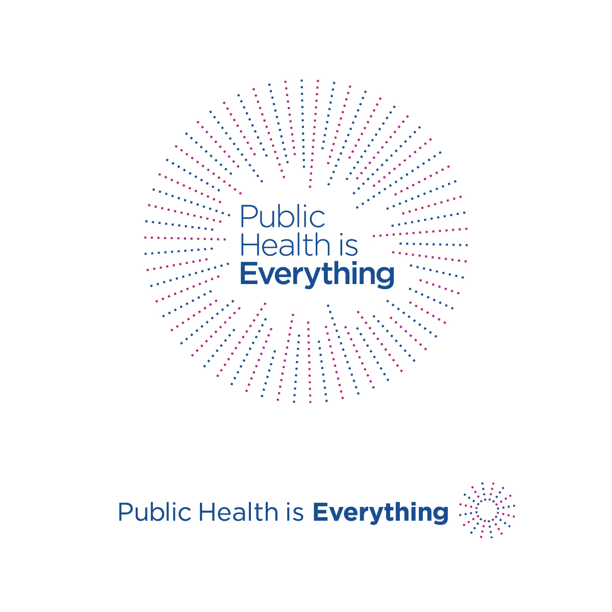 Simplified Public Health is Everything campaign logos